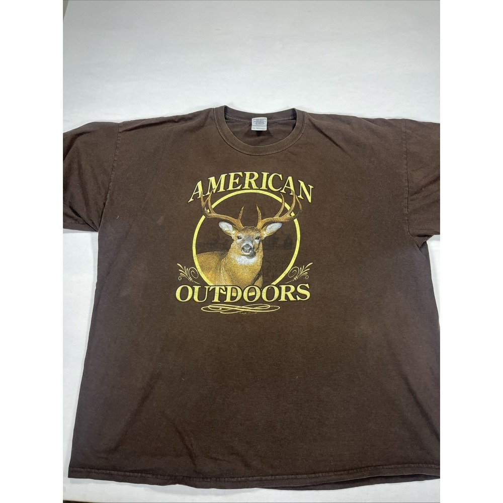 American outdoor T-shirt GILDAN 2XL 100% Cotton
